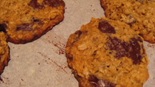 it takes two (batches of oatmeal chocolate chip coconut cookies).